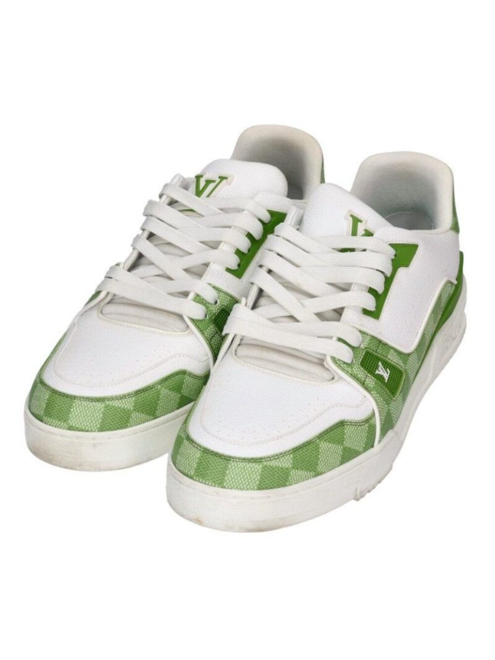 Louis Vuitton LV Sneakers Damier Pattern Golf Leather Sneakers - Picture 4 of 4